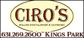 Ciro's Sponsorship Banner